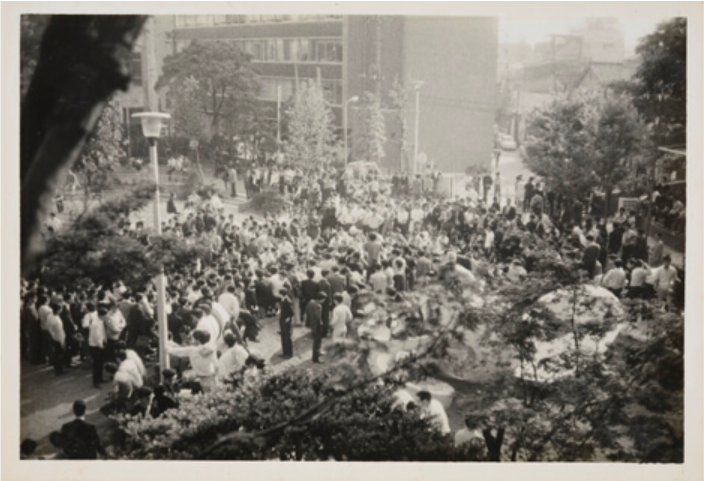 Студенческие протесты в Японии, май 1968 г.